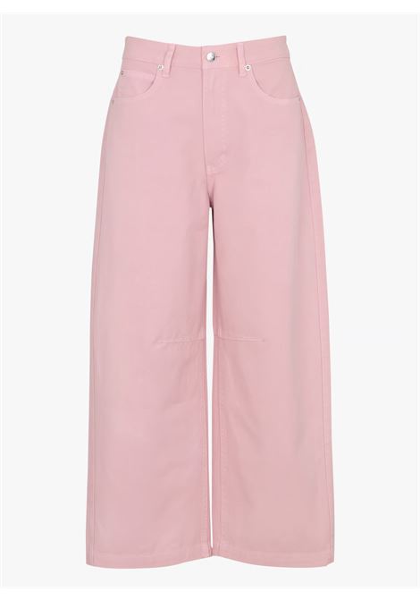 Pantalone dritto in cotone - Rosa  PUCHI Berenice | Pantaloni | 22PUCHIDUSTY PINK